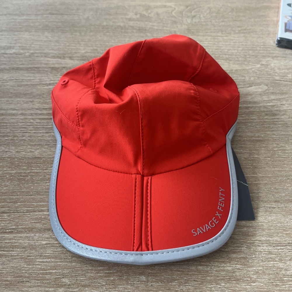Savage X Fenty Rhianna Foldable Cap Running Hat Adjustable Marathon New With Tag